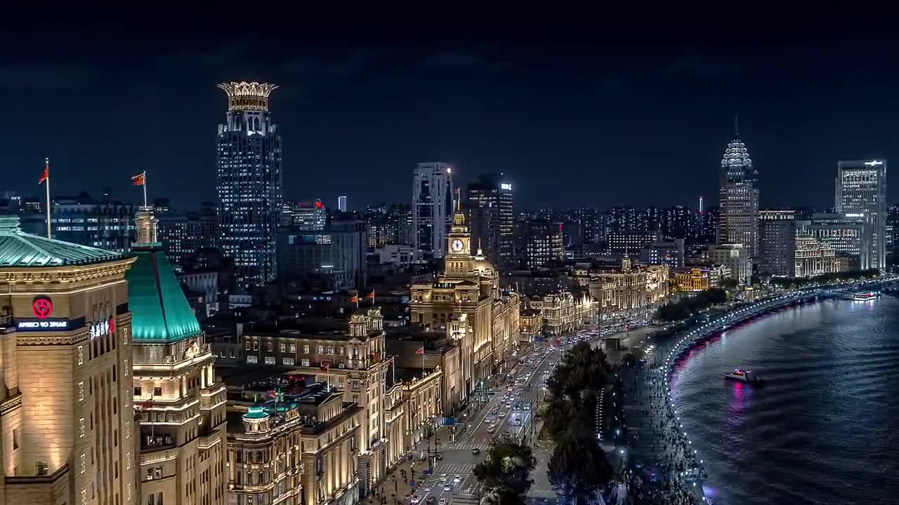 上海璀璨之夜,主持人激情开场